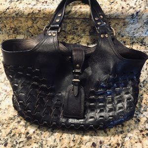 Mulberry Woven Leather Bag. Pre-owned condition.